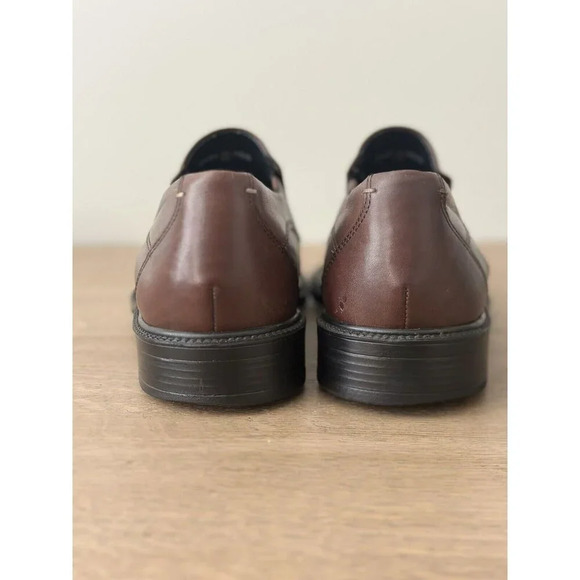 Bostonian Men's Size 11.5 Leather Slip On Loafer Brown Comfort - Picture 4 of 7